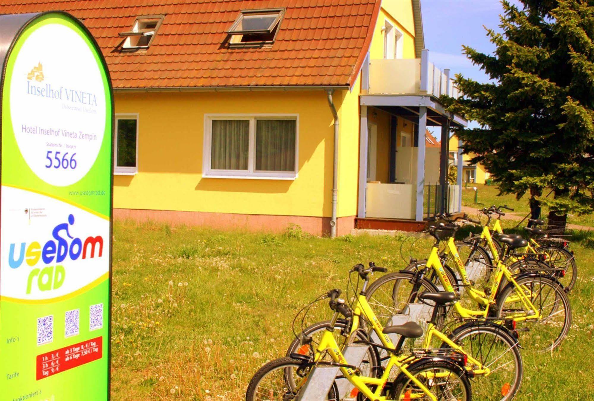 Hotel Inselhof Vineta Zempin Esterno foto